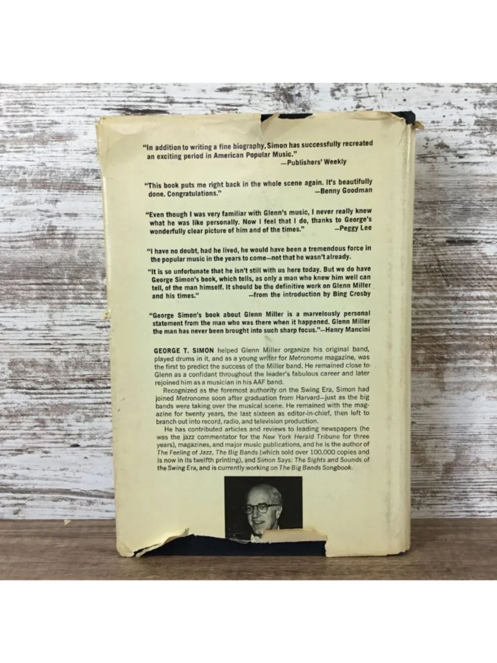 Glenn Miller And His Orchestra By George T. Simon Hardcover Biography 1974